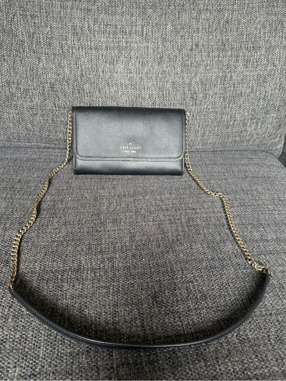 Kate Spade New York Darcy Chain Leather Wallet Crossbody